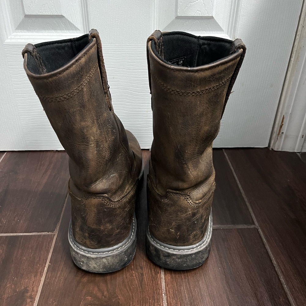 Wolverine Waterproof Soft Toe Work Boots Mens 9 - image 4